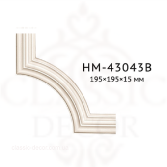 Угол декор. HM-43043B