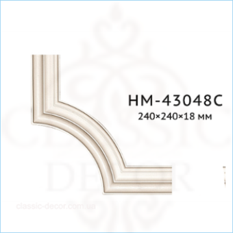 Угол декор. HM-43048C